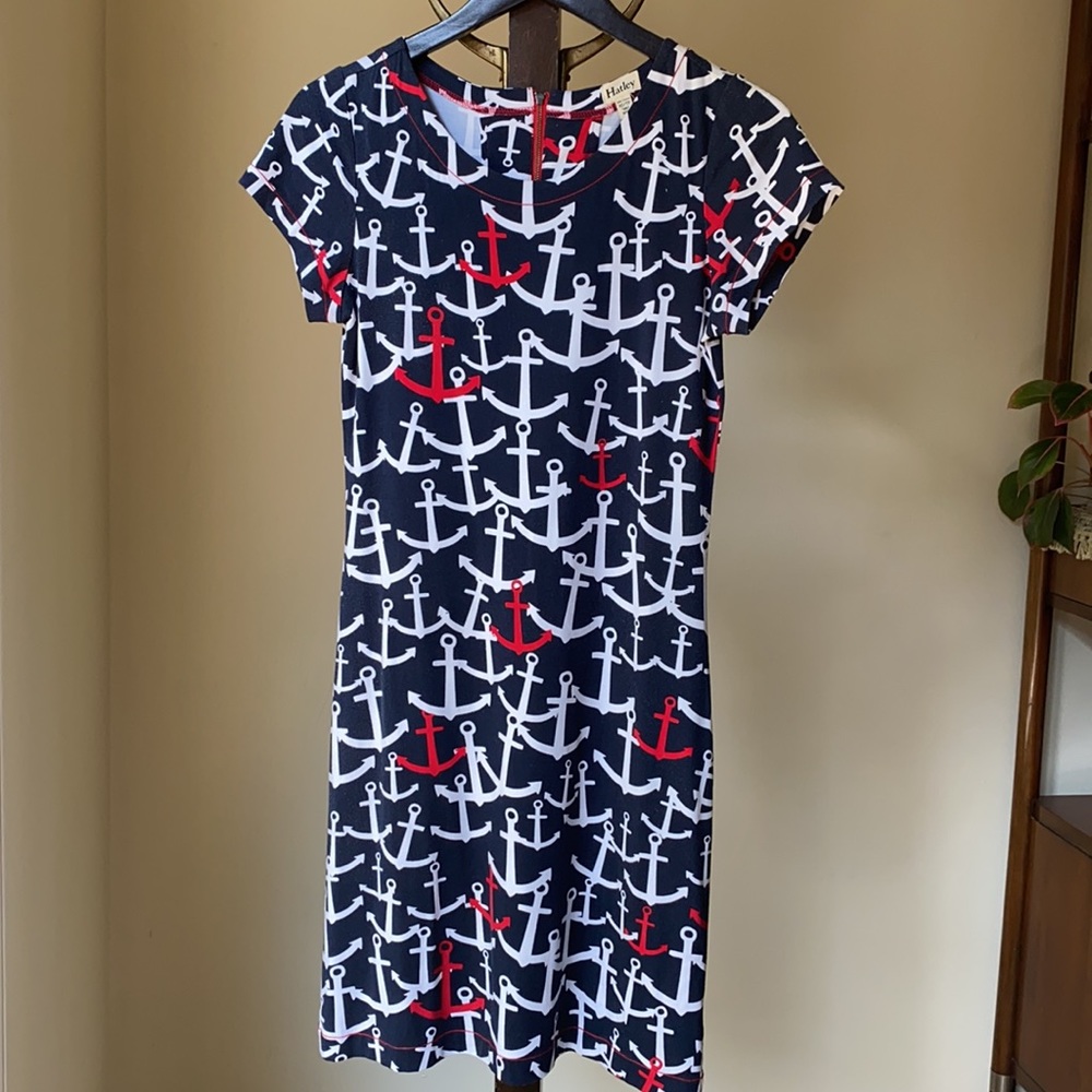 Hatley XS nautical cap sleeve dress